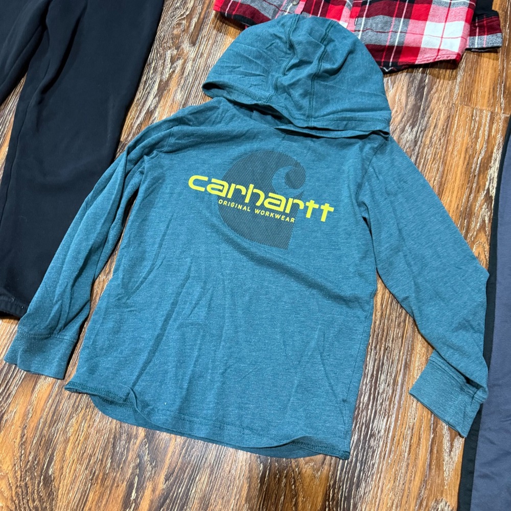 Boys Size 7 PLAY Clothes Bundle Nike Under Armour Carhartt 6pc Set Joggers Shirt - Picture 2 of 8